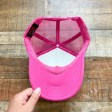 Otto Pink In My Mom Era Back Mesh Adjustable Trucker Hat- One Size Fits Most
