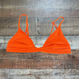 Solid & Striped Orange Swimsuit Top - Size M