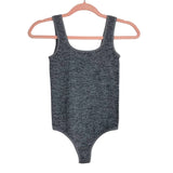 Colsie Gray Space Dye Seamless Bodysuit- Size S