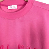 Pink Lily Pink Oversized Cool Mom Sweatshirt- Size S (see notes)