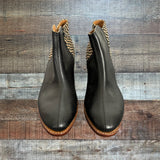 The Root Collective Black and Cream Booties- Size 6 (see notes)