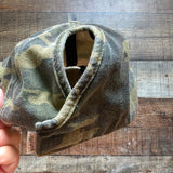Pony Flow Camo American Flag Distressed Baseball Cap (see notes)