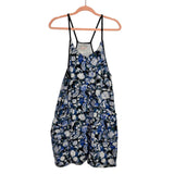 Free People Movement Hot Shot Blue Floral Print Romper - Size M