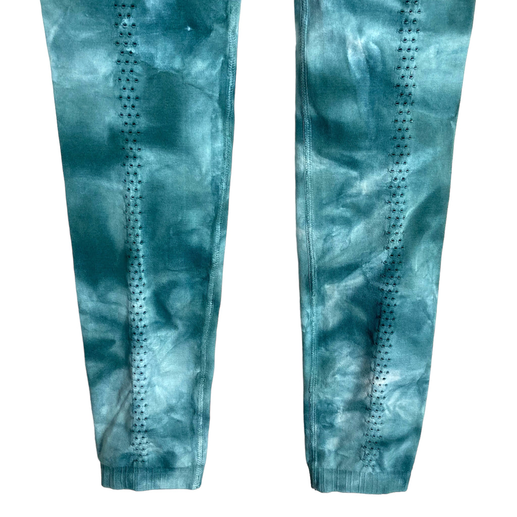 Free People Movement Green/White Marbled Perforated Leggings- Size XS/ –  The Saved Collection