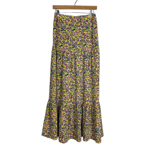 Buddy Love Yellow Floral Maxi Skirt- Size M (we have matching top)