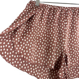Abercrombie & Fitch Brown Polka Dot Piece Pajama Set- Size S (sold out online)