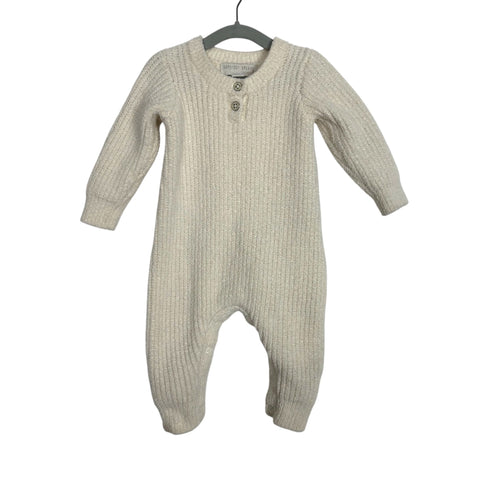 Barefoot Dreams Cozy Chic Off White Outfit - Size 3-6M