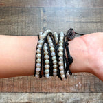 Victoria Emerson Pearl Beaded Wrap Bracelet