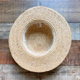 H&M Divided Straw Belted Hat- Size L/58 (see notes)