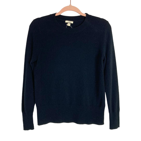 J Crew Black Cashmere Sweater NWT- Size XS