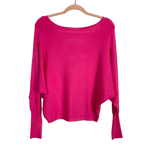 Ee:some Pink Boat Neck Dolman Sleeve Adele Sweater NWT- Size XS (sold out online)