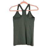 Lululemon Sage Ribbed Built in Bra Tank- Size 8