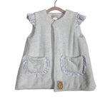 The Beaufort Bonnet Company White Terry Ruffle Cover Up- Size 3T