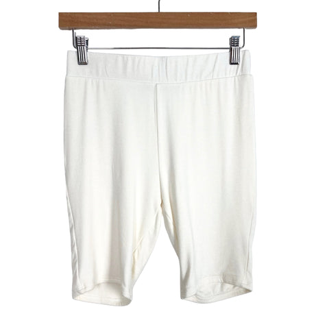 Naked Wardrobe Cream Super Soft Shorts- Size ~M (no size tag, fits like medium)