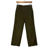 J Crew Green Corduroy Pants- Size 25
