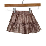 Zara Mauve Metallic Ruffle Skirt- Size 12-18M