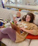 Show Me Your Mumu Tan Mama Sweatshirt-Size ~XL (see notes, no size tag, fits like an XL - Sold Out Online)