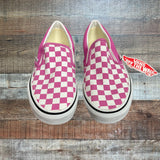 Vans Pink Check Sneakers NWT- Size Mens 7/Womans 8.5