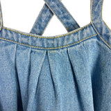 The Simple Folk Oversized Denim Pinafore-Size 6-7Y (see notes, sold out online, we have matching toddler dress)