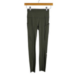 Lululemon Sage Green Side Pocket Leggings - Size 2 (Inseam 23")