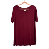 Soma Wine Top and Pant Lounge Set- Set S