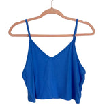 Open Edit Blue Three Piece Short Set- Size XL