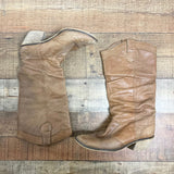 Steve Madden Camel Leather Boots- Size 39 (see notes)