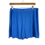 Open Edit Blue Three Piece Short Set- Size XL