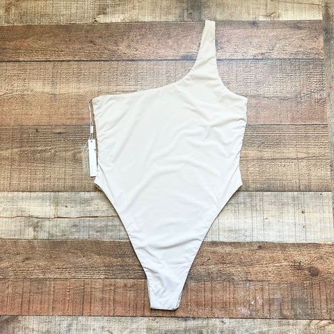 Myraswim Beige Seasonless One Piece NWT- Size L (see notes)