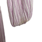 Cinq A Sept Pink/White Striped Open Back Dress - Size 2 (See Notes)