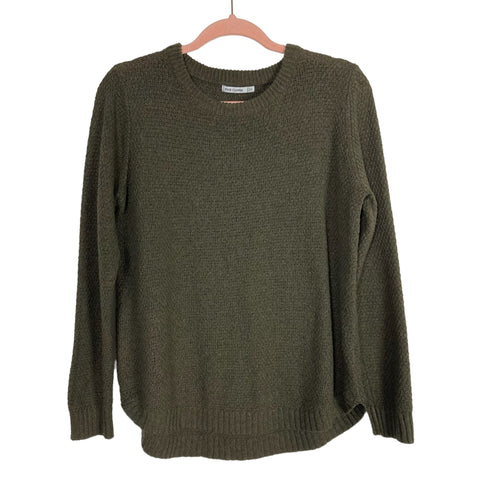 Pink Clover Olive Round Hem Sweater- Size M