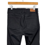 Madewell Black Raw Hem High-Rise Skinny Jeans- Size 29 (Inseam 27”)
