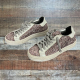 P448 Rose Pink Glitter Sneakers- Size 37
