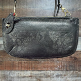 Joy Susan Black Crossbody Wristlet