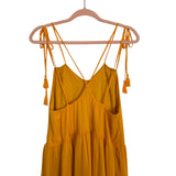 Tularosa Orange Button Front Tie Strap Dress- Size S (see notes)