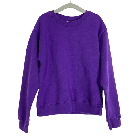 Hanes Purple Sweatshirt- Size S Youth (see notes)