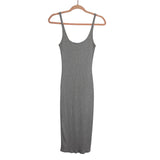 Rolla Coster Grey Ribbed Fitted Dress - Size M