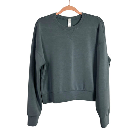 Spanx Slate Air Essentials Sweatshirt- Size M