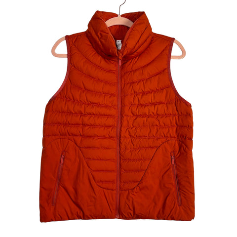 Lululemon Rust Goose Down Blend Puffer Vest- Size 6