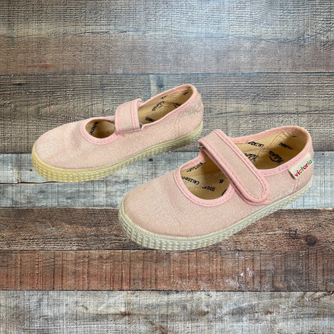 Victoria Pink/Silver Shoes - Size 25 (9) Kids (See Notes)