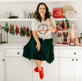 Next Level Apparel Oatmeal Merry Christmas Tee- Size L