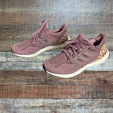 ADIDAS Mauve Animal Print Ultra Boost Sneakers - Size 8.5