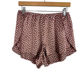 Abercrombie & Fitch Brown Polka Dot Piece Pajama Set- Size S (sold out online)