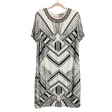 ASOS Black and White Beaded Dress- Size 16 (see notes)