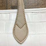 No Brand Cream Faux Leather Tote Bag (see notes)