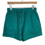 Coeur De Vague Green Drawstring Shorts- Size L