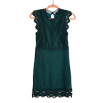 Lulu's Green Crochet Lace Dress- Size S