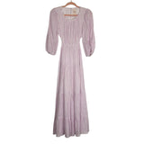 Cinq A Sept Pink/White Striped Open Back Dress - Size 2 (See Notes)