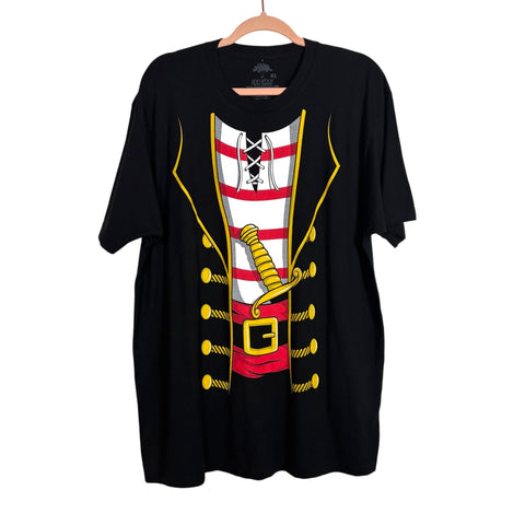 Ann Arbor T-Shirt Company Black Pirate Tee- Size Men's XL