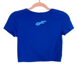 Bella + Canvas Blue Dynamic Fitness Cropped Tee- Size XS/S